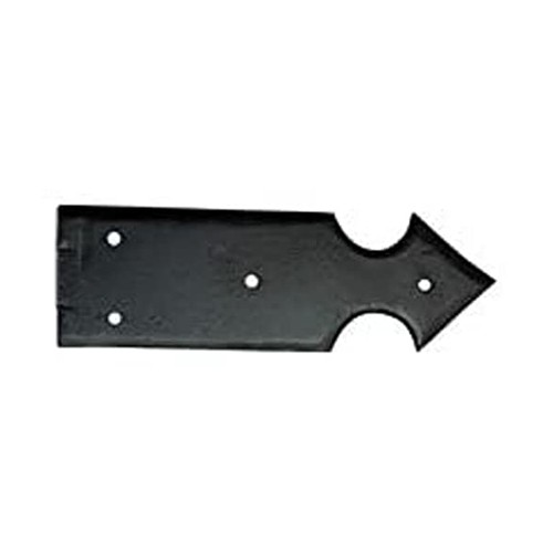 5.8 Inch "Hadrach" Black Antique Iron False Hinge